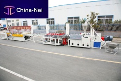 Sheet extrusion line for PVCfor WPC