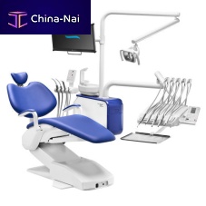 Dental unit with electric chair Model Onewith adjustable headrestcompactwith monitor