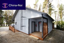 Prefab building TURKUgalvanized steelsteel framingfor sanitary facilities