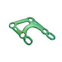 Metatarsal bone compression plate lockingmetallic