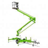 Trailer-mounted articulated boom lift Nifty 120 dieselbattery-poweredhydraulic