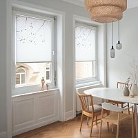 Pleated blinds for windowaluminiumfabric