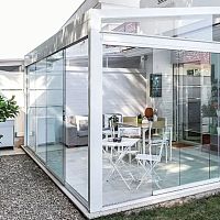 Laminated glass panel TRANI - ITALYstructuraltransparentfor partition wall