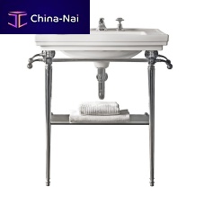 Nickel washbasin stand ASTORIA DECOchrome