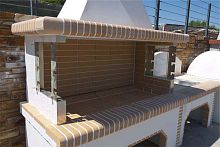 Wood-burning barbecue HARMONYconcrete