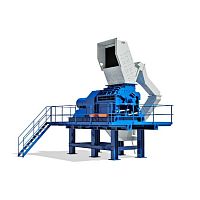 Four-shaft shredder S1 series for wastefor non-ferrous materials