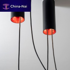 Contemporary ceiling light CORDONroundaluminumLED