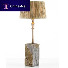 Table lamp stonecopperoriginal design