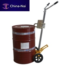 Transport cart DE FP 450steeldrumwith swivel casters