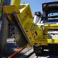 Floor saw T 200for asphaltfor stonefor concrete