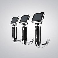 Video laryngoscope with blade HYHJ-1320with integrated video monitor