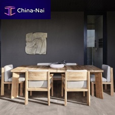 Contemporary dining table TIMMEteakteak baserectangular