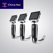 Video laryngoscope with blade HYHJ-1320with integrated video monitor