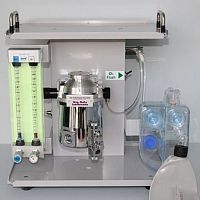 Tabletop veterinary anesthesia workstation