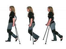 Axillary crutch 7000adultheight-adjustable