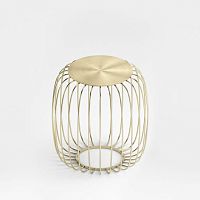 Contemporary stool PUMPKINstainless steel basecommercial