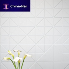 Acoustic wall panel V Cutfor ceilingPETrectangular