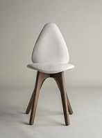 Scandinavian design chair Egg indoorfabricoak base