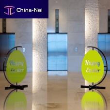 Advertising totem Easter Egg 2D Personalisedfor public spacefor public buildingfor exhibitions