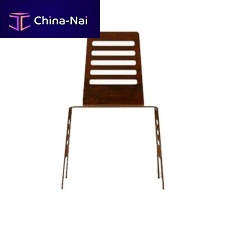 Contemporary chair CUT gardenindoorCOR-TEN® steel