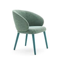 Contemporary chair LILY 04531indoorfabricleather
