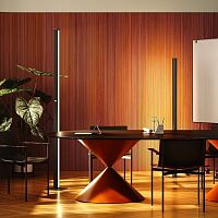 Contemporary light column EGO 11 -12aluminumPMMALED