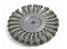 Knotted wheel brush BTS-6cleaningmetal wire