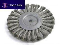 Knotted wheel brush BTS-6cleaningmetal wire