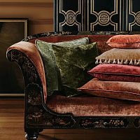 Upholstery fabric COSIMA for curtainplaincotton