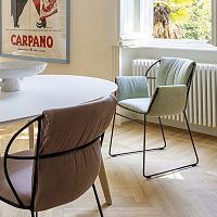 Contemporary chair Emma Pindooroutdoorfabric