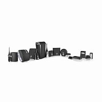 Plastic bathroom set LINEA COLORED - BLACKfloor-mountedwall-mountedfor public use