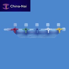 Straight infusion connector