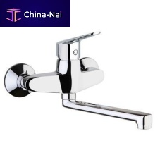 Wall-mounted mixer tap 86 CR 6550chromed metalkitchen2-hole