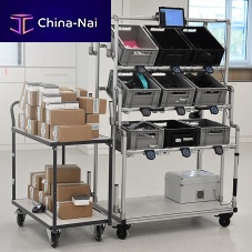 Order-picking cart shelf