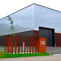 Strip cladding CONSTRUCTIONCOR-TEN® steelsheet metalvertical
