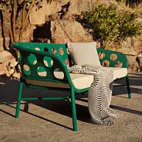 Contemporary sofa Bubbleoutdooraluminumfabric