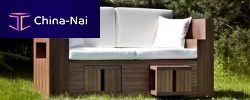 Contemporary sofa LOUNGEgardenmulti-colorconcrete