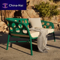 Contemporary sofa Bubbleoutdooraluminumfabric