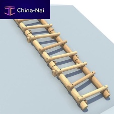Outdoor ladder LIAM for playgroundhorizontalwood