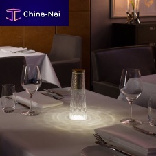 Portable lamp BABELbrassstainless steelcrystal