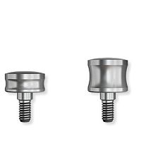 Titanium healing abutment HC seriesanatomical