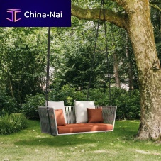 Aluminum garden swing seat BITTAropecontractfor hotel