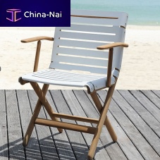 Traditional armchair AT800teakstackablefolding