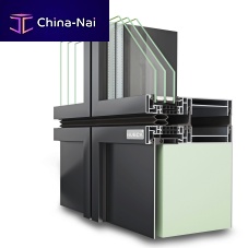 Glass facade system TRIGON UNIT Laluminum