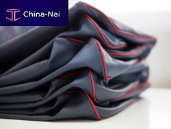 Aircraft cabin seat cover artificial leather