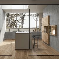Contemporary kitchen CUCINA 3woodenislandmodular