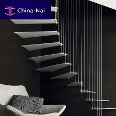 Quarter-turn staircase COPIAhalf-turnmetal stephome