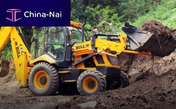 Articulated backhoe loader BULL HD 76 4wd