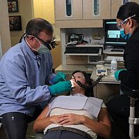 Dental simulation module web-based