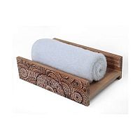 Towel rack with rods TAB-07free-standingwoodenfor hotel